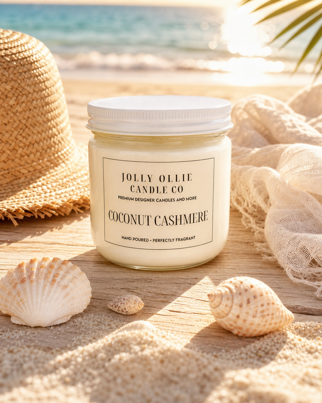Coconut Cashmere 8 oz Soy Candle