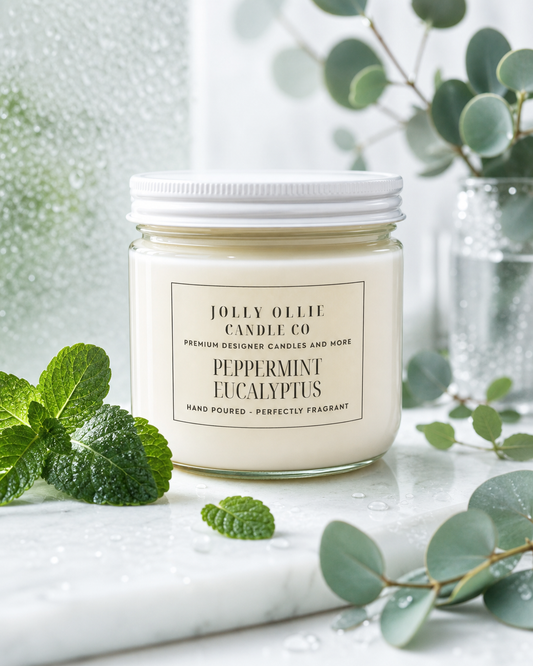 Peppermint & Eucalyptus 8 oz Soy Candle