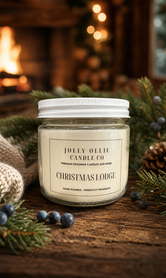 Christmas Lodge 8 oz Soy Candle