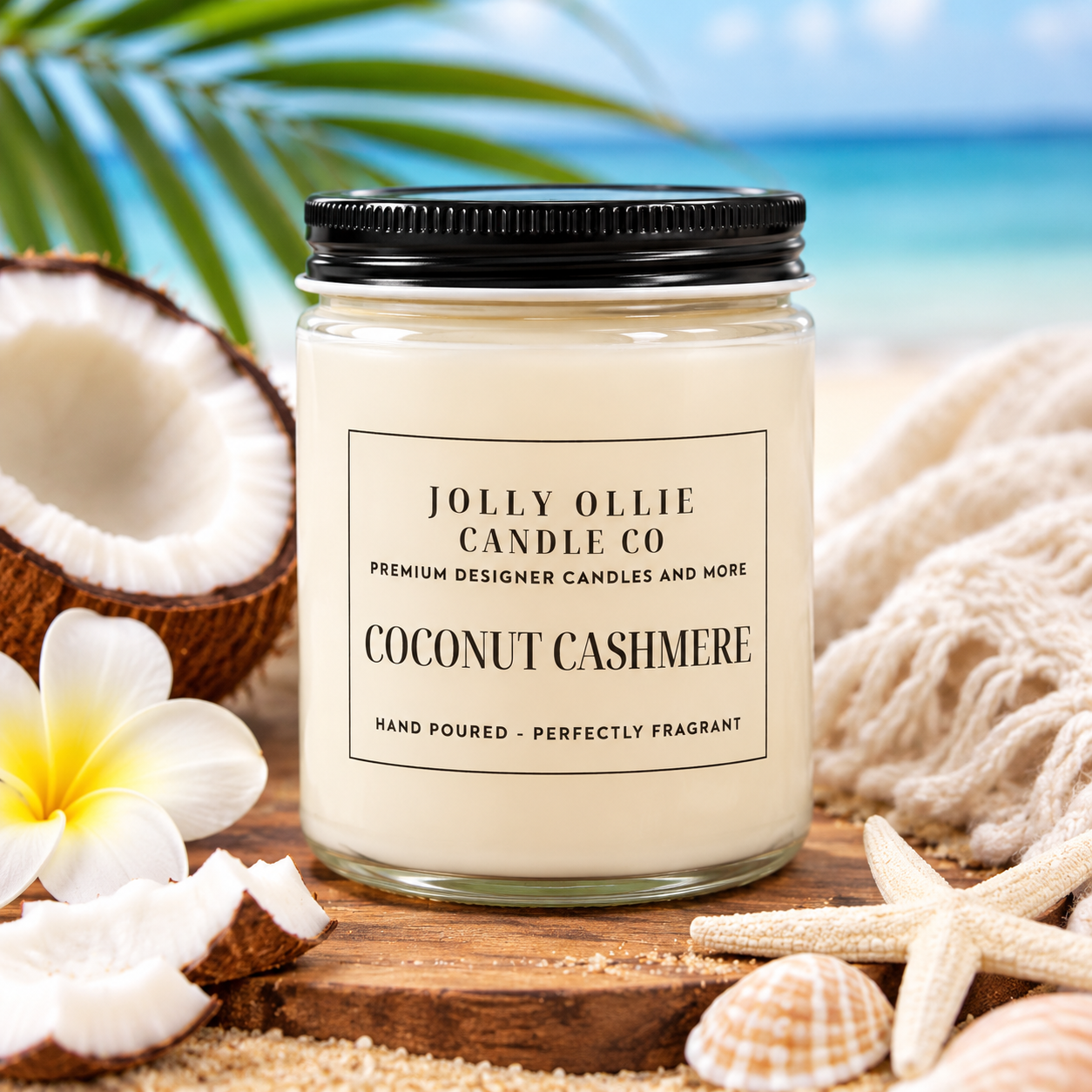Coconut Cashmere 7 oz Soy Candle