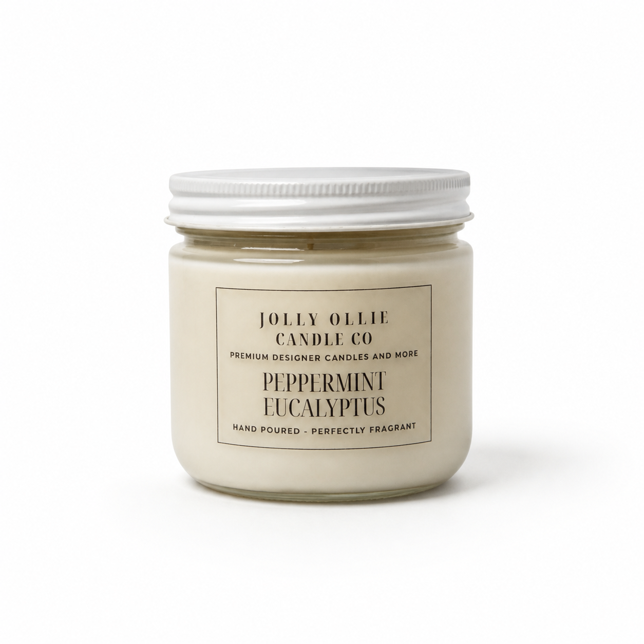 Peppermint & Eucalyptus 8 oz Soy Candle