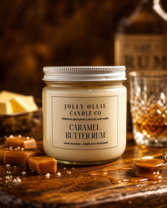 Caramel Butter Rum 8 oz Soy Candle