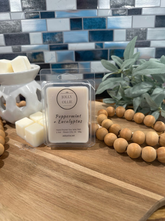 Peppermint + Eucalyptus Wax Melt