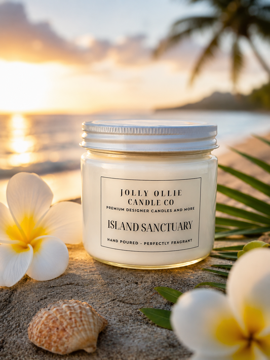 Island Sanctuary 8 oz Soy Candle