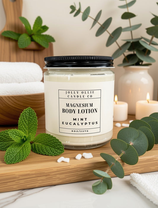 Magnesium Body Lotion - Mint Eucalyptus 8.5 oz